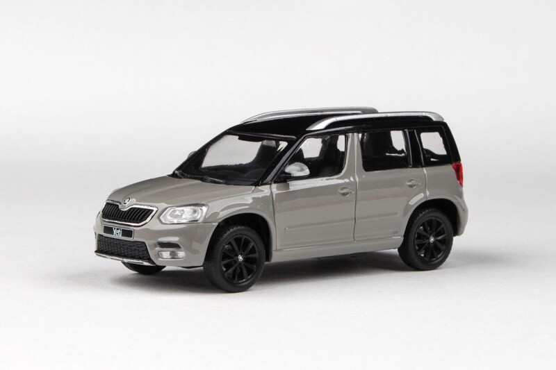 Abrex Škoda Yeti FL 1:43 Šedá Steel
